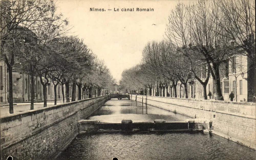 Nîmes — O canal Romano — Edição Garnier - Frente
