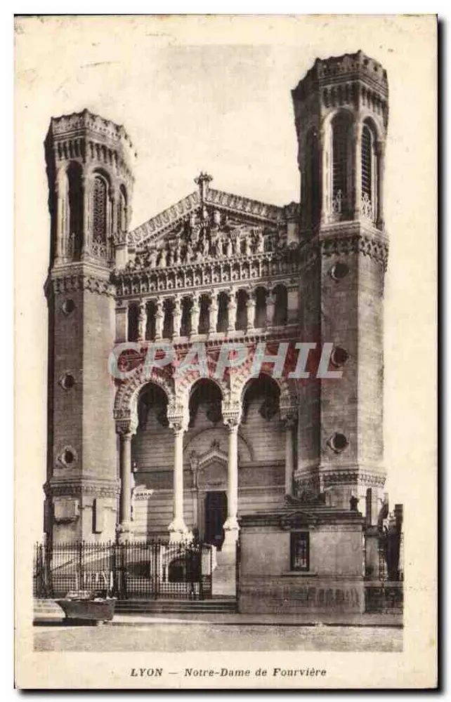 LYON — Nossa Senhora de Fourvière — Edição Couzon - Frente