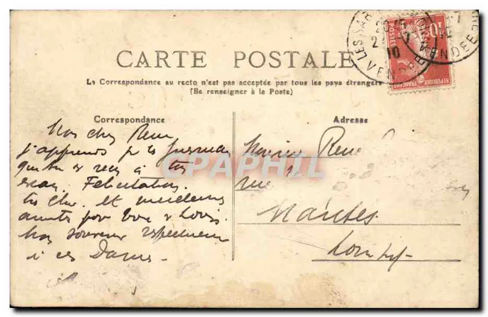 Bordeaux — Margens da Garonne — Editor desconhecido, n° 33 - Verso