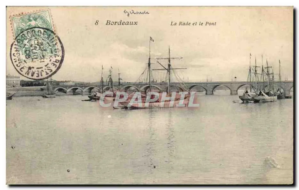 Bordeaux — A Baía e o Ponte — Edição Gyrande, n°8 - Frente