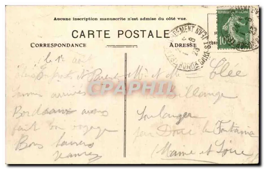 Bordeaux - Der Hafen (Aussicht vom St-Michel) — Nr. 116 — Verlag RB - Rückseite