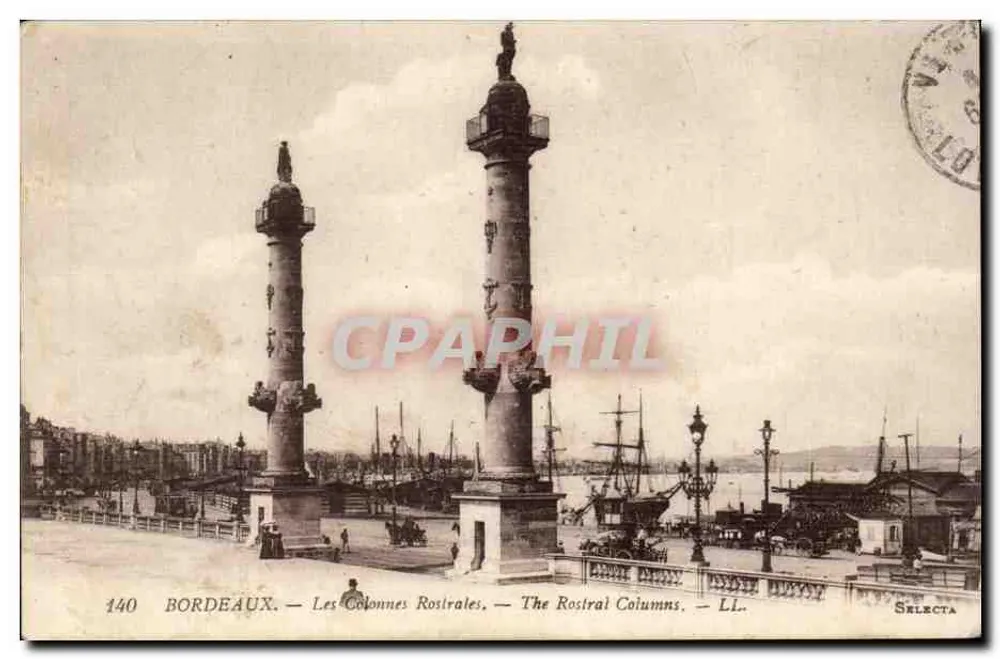 Bordeaux — As Colunas Rostrais — Selecta, n°140 - Frente