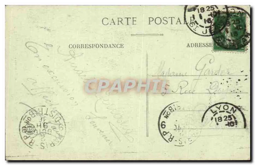 LYON — Basílica N.-D. de Fourvière (fachada Norte) — S.A. Lyon, n°68 - Verso