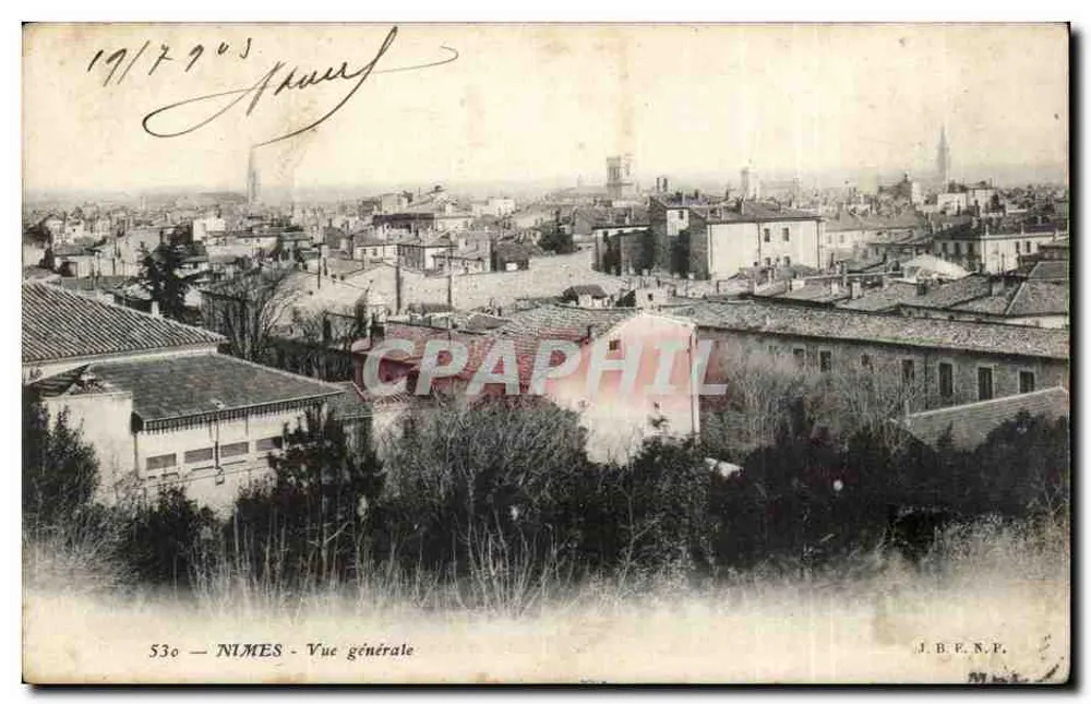 NIMES — Vista geral — J.B.E.N.P. n° 530 - Frente