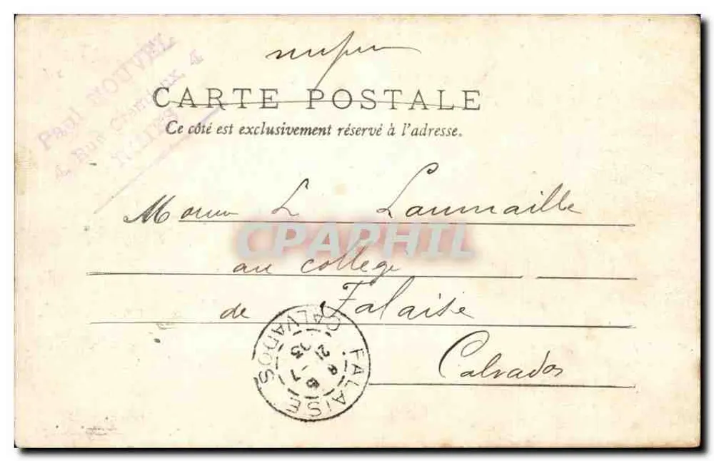NIMES — Vista geral — J.B.E.N.P. n° 530 - Verso