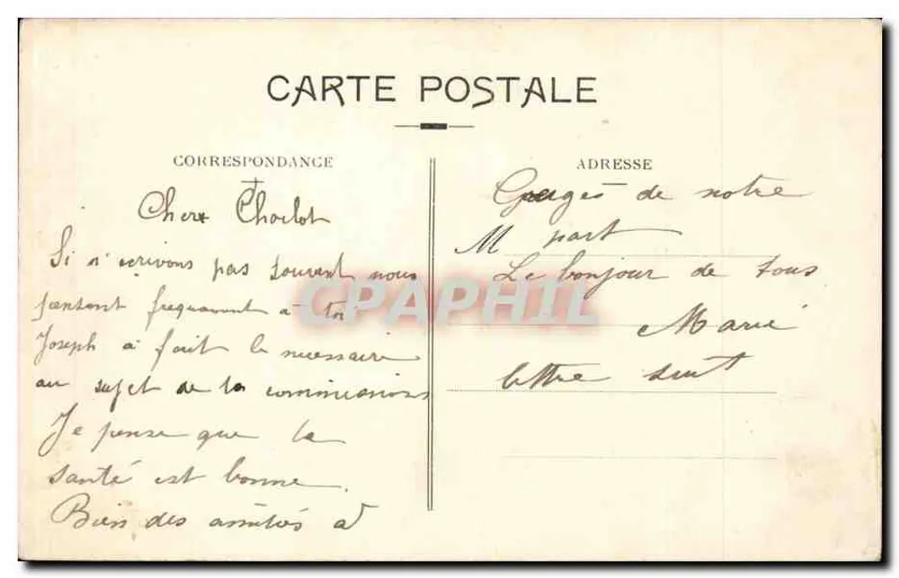 LYON - Ponte do Meio e Quai Gailleton — E. C. L. n°13 - Verso