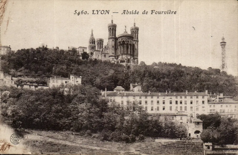 LYON — Abside de Fourvière — Editor BAG, n° 5460 - Frente