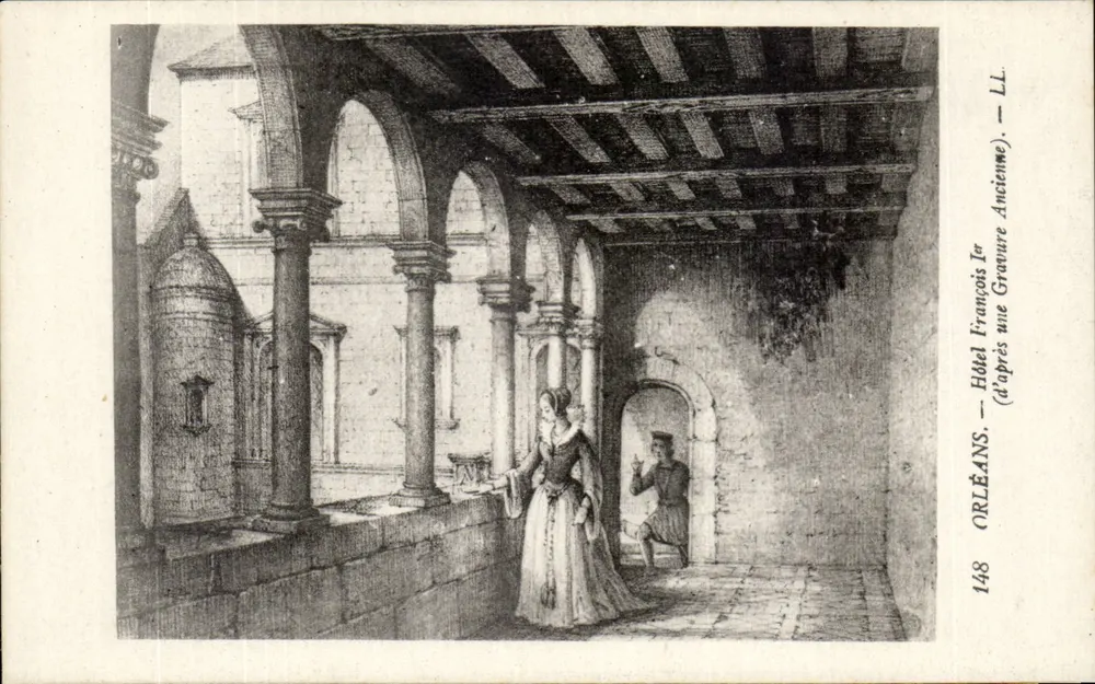 Orléans — Hotel François Ier (nach einer alten Holzschnitte) — LL. 148 - Vorderseite