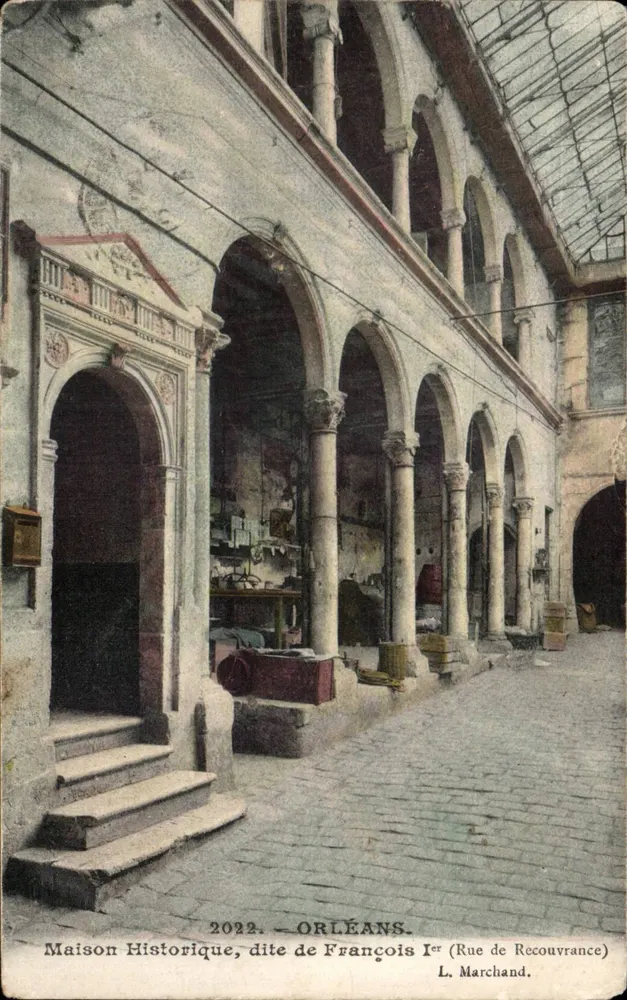 Historisches Haus, genannt nach François Ier — Orléans (Rue de Recouvrance) — L. Marchand, n°2022 - Vorderseite