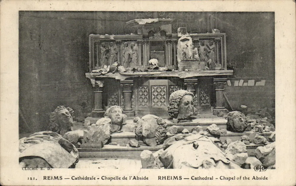Reims — Catedral — Capela da Abside — E.D. — n°121 - Frente