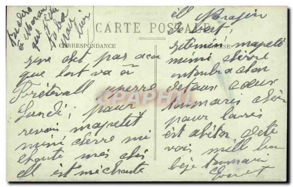Reims - A Catedral - A Abside — Editor J. D. Bilon, Paris, n°7 - Verso