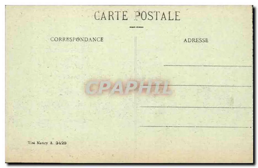 Reims - A Catedral antes do incêndio — Coleção G. Dubeta, Reims — Reprodução proibida - Verso