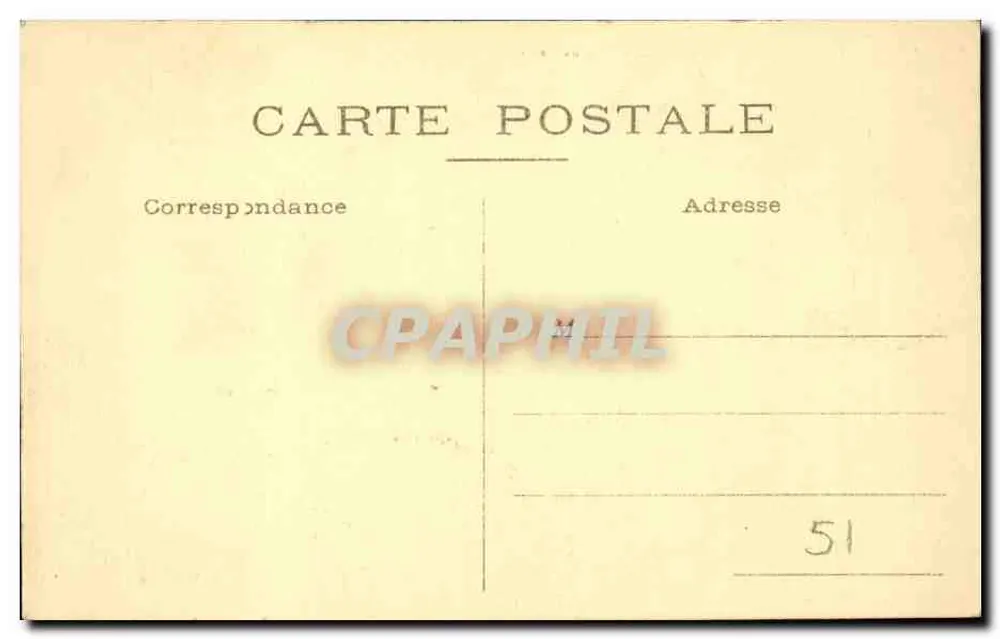 Reims — Place de la République und Avenue de Laon — Verleger 'La Petite Vitesse' - Rückseite