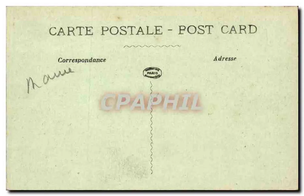 Hôtel de Ville — Reims — editor não identificado - Verso