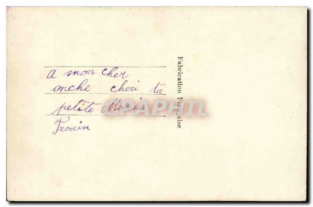 Frau in Winterkleidung mit Eberesche — DIX PARIS 2585 - Rückseite