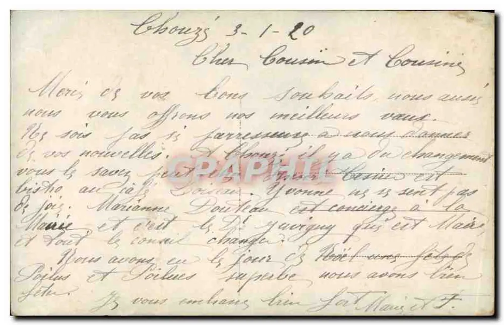 Junge Frau im grünen Kleid — bunte Blumen — FURIA 1924/1s - Rückseite
