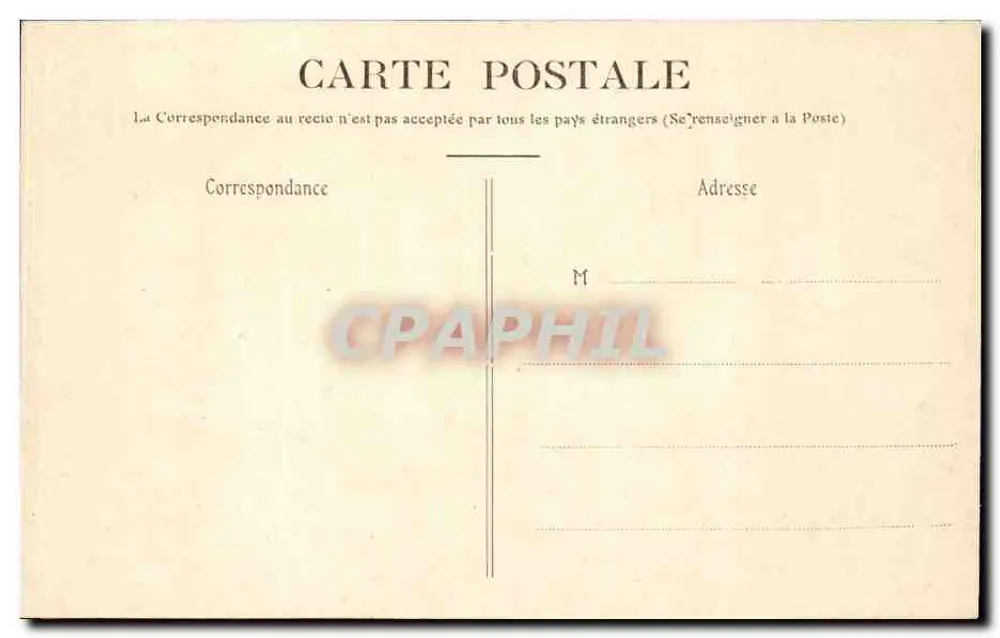 Reims - Estátua do Marquês Drouet-d'Erlon — E. Chauvillon, editor, Reims - Verso