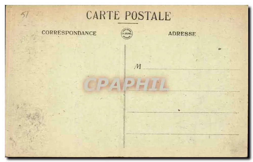 Reims — A Catedral (versante Norte) — OR - Verso