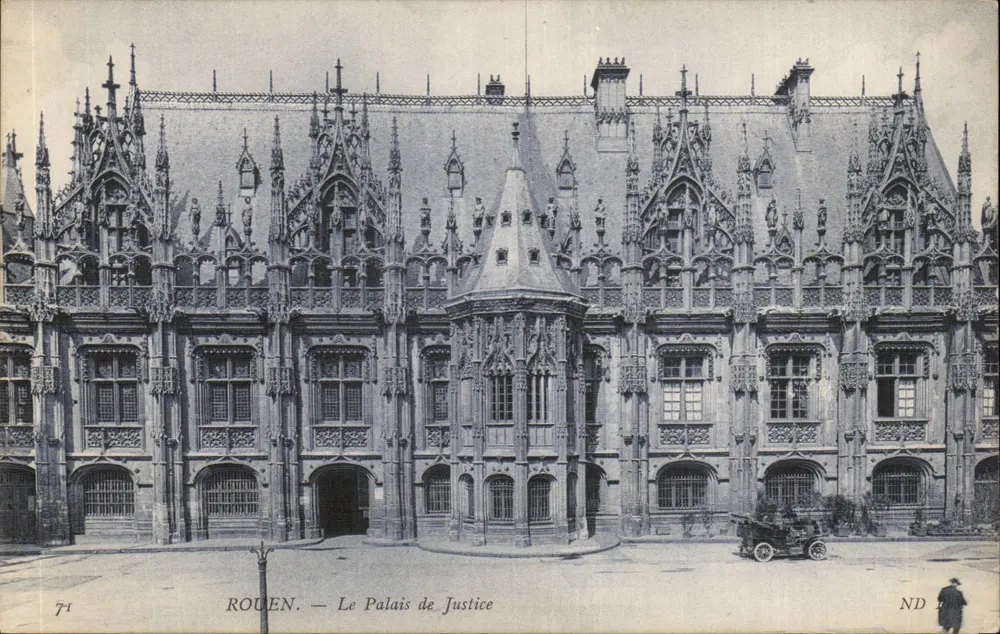 Rouen — O Palácio de Justiça — ND - Frente