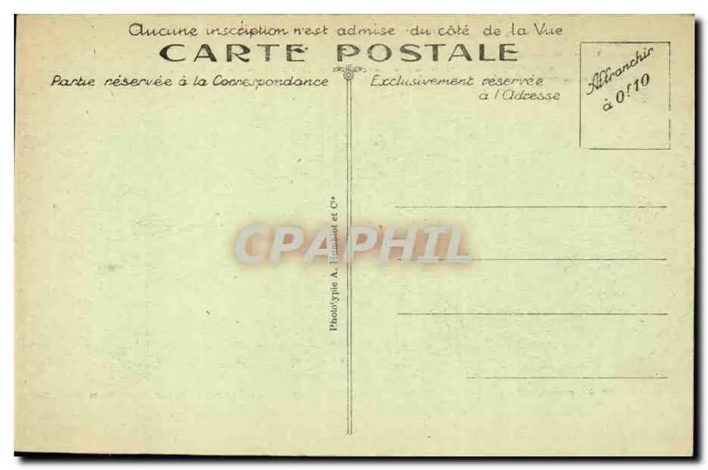 Ossuário de Douaumont — Facha Principal — Fototipia A. Hénaud et Cie, n° 5297 - Verso