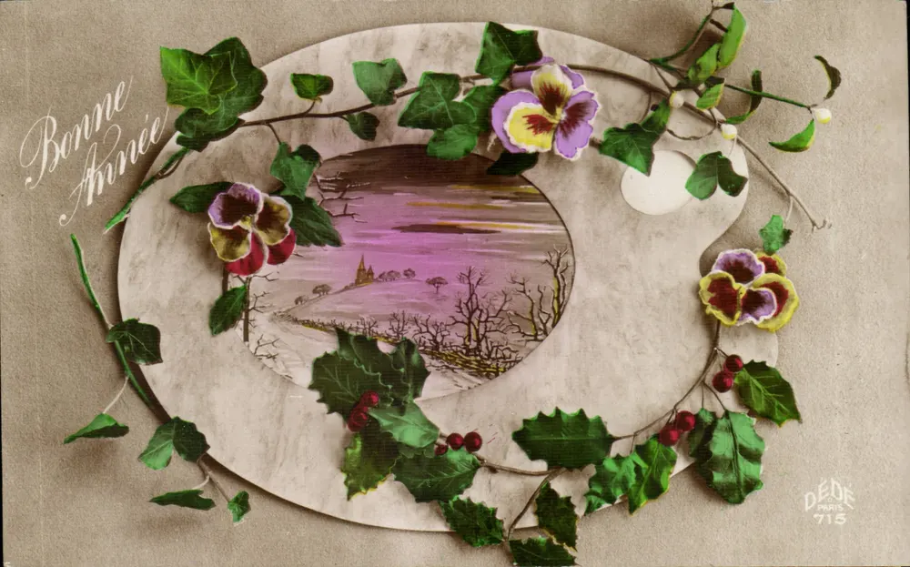 Winterlandschaft — Blumendesign — DÉDÉ PARIS 715 - Vorderseite