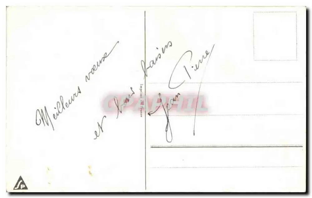 Bouquet de rosas — paisaje invernal con granja — editor SP - Reverso