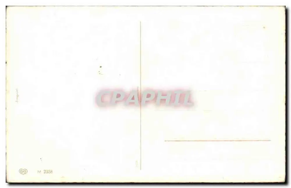 Arranjo de pivoines — Sinceras Felicitações e Alegria do Bem-estar — Imp. M 2358 - Verso