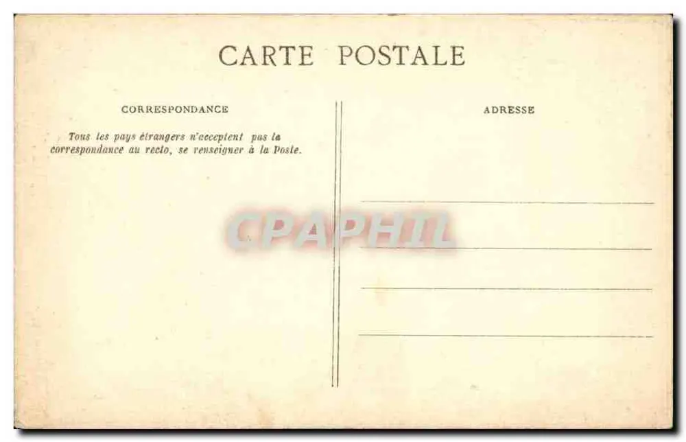 Rouen — Rue Damiette Ansicht vom St-Maclou — Girleud, Verleger, Rouen, n° VI - Rückseite