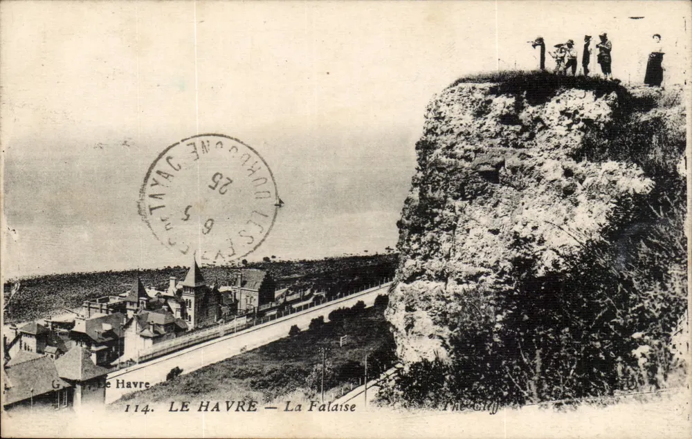 Le Havre — La Falaise — G. De Havre, n°114 - Frente