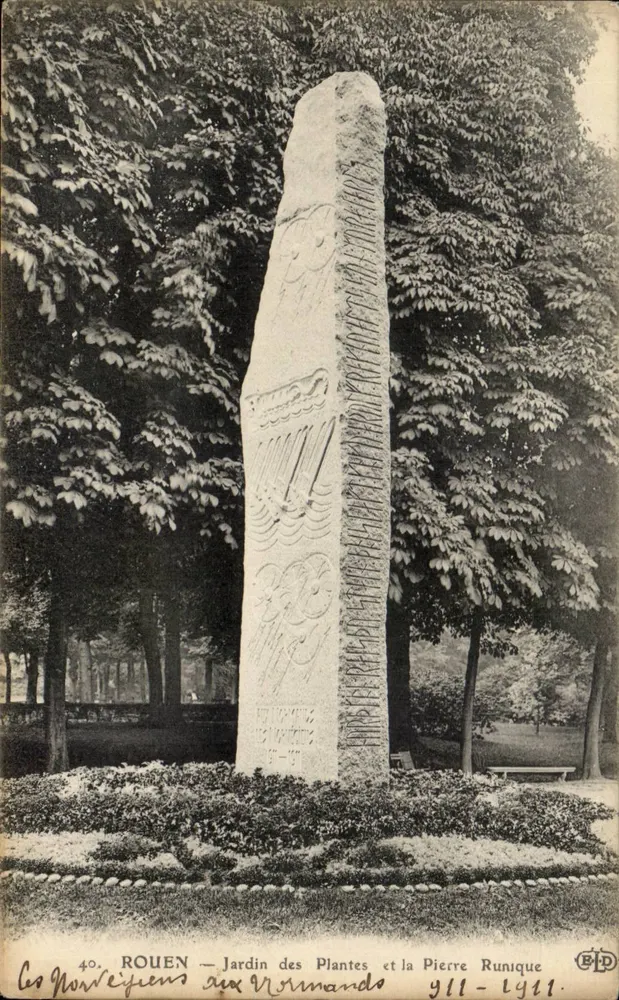 Rouen — Jardin des Plantes und die Pierre Runique — 1911-1911 - Vorderseite