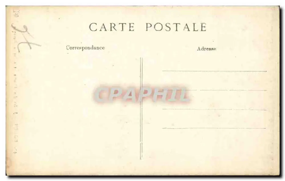 Rouen — Jardin des Plantes und die Pierre Runique — 1911-1911 - Rückseite