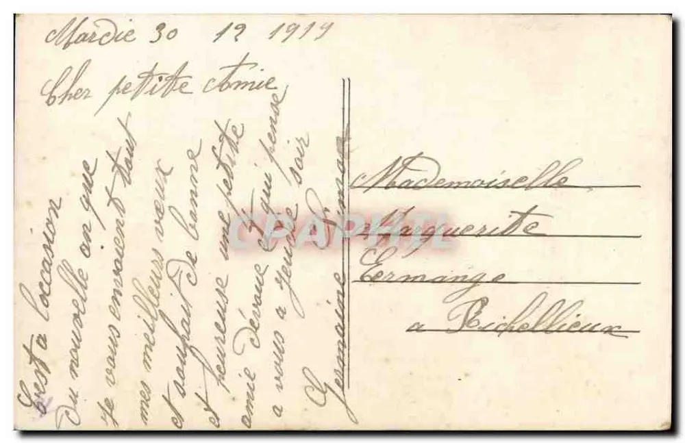 Paar in historischem Kleid — Thomas Héran — n° 46 - Rückseite