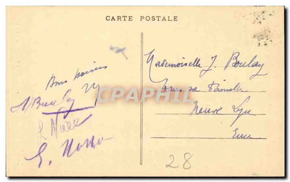 Catedral de Chartres (E.-e-L.) — Nossa Senhora de Sob-Terra — G. Fournail, editor, Dreux - Verso