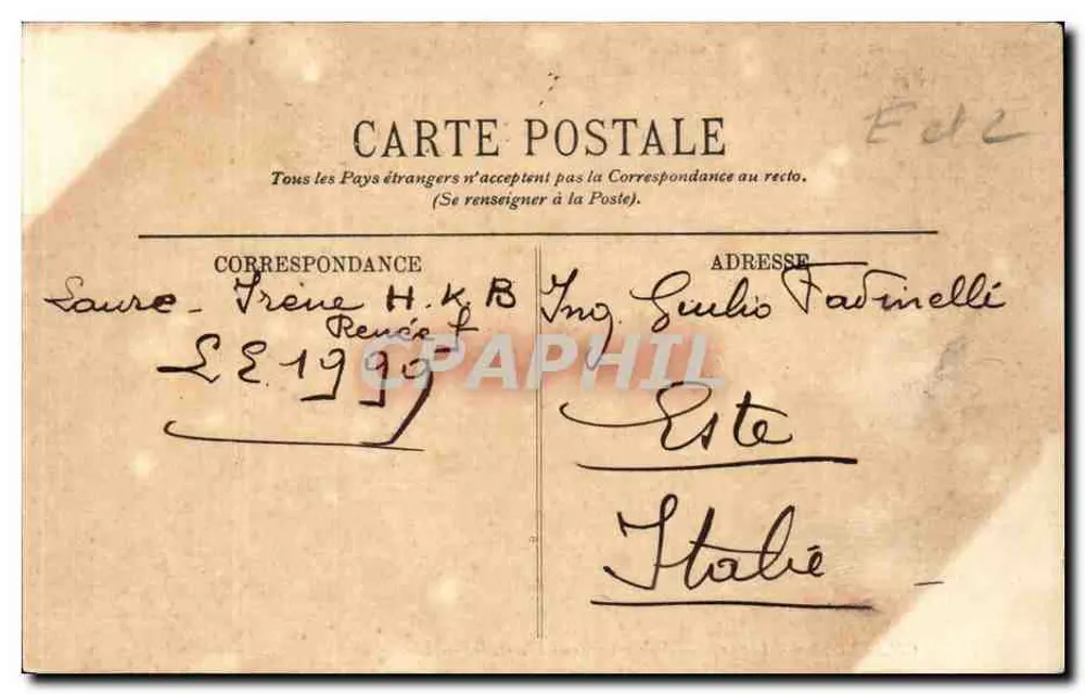 Chartres — Die Eure — Ansicht vom La Courtille — LL. - Rückseite