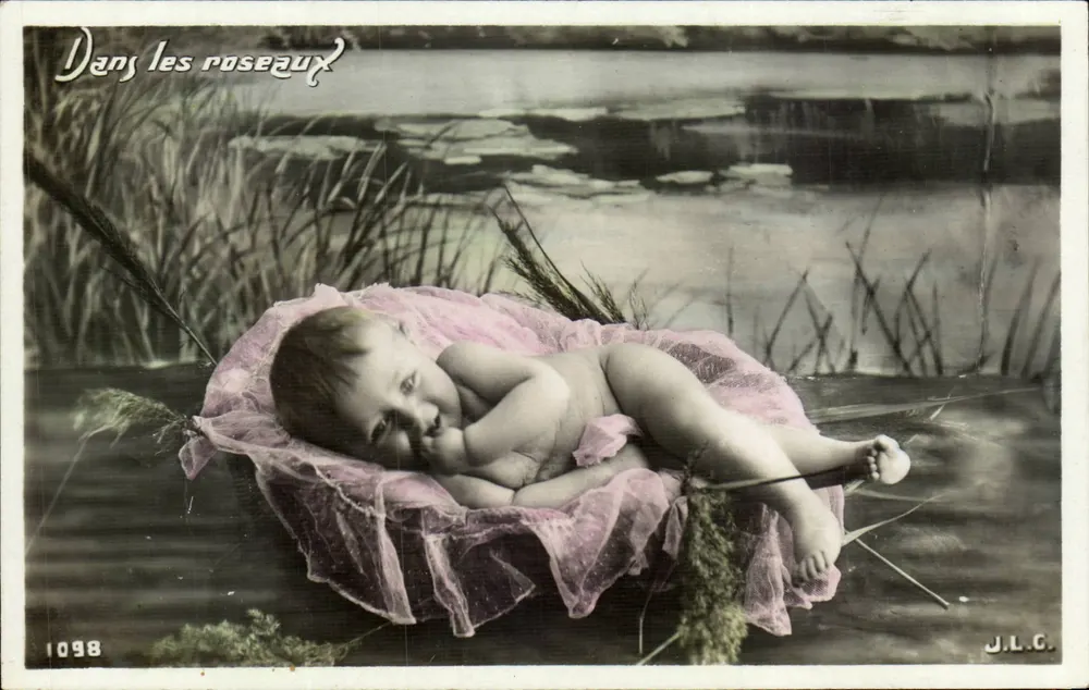 Baby in den Schilfrohren — J.L.C. n° 1098 - Vorderseite