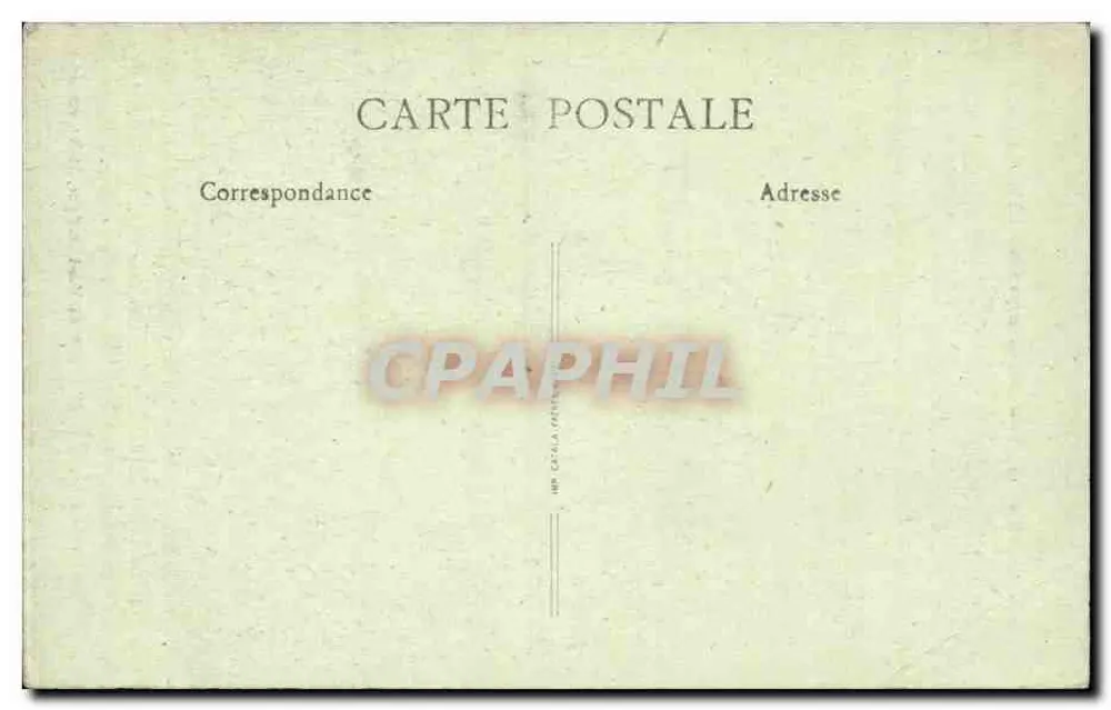 Montdidier (Somme) nach dem Krieg - Das Rathaus - Rückseite