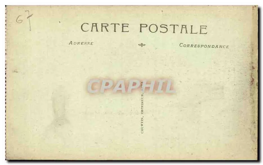 Strasbourg — Place Gutenberg — editor ELD, n° II - Verso