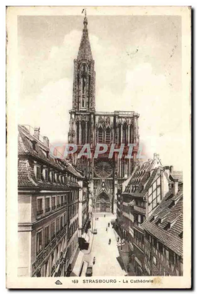 Estrasburgo - A Catedral — editor Ch. des Arts Photographiques, n° 169 - Frente