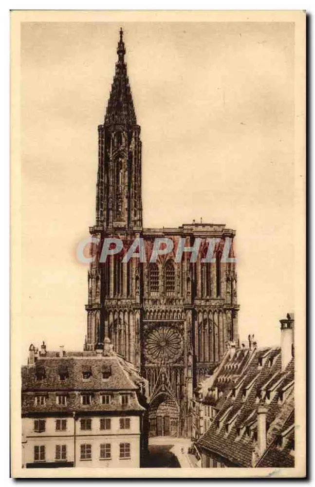 Strasbourg — Catedral — editor Félix Laub, Strasbourg - Frente