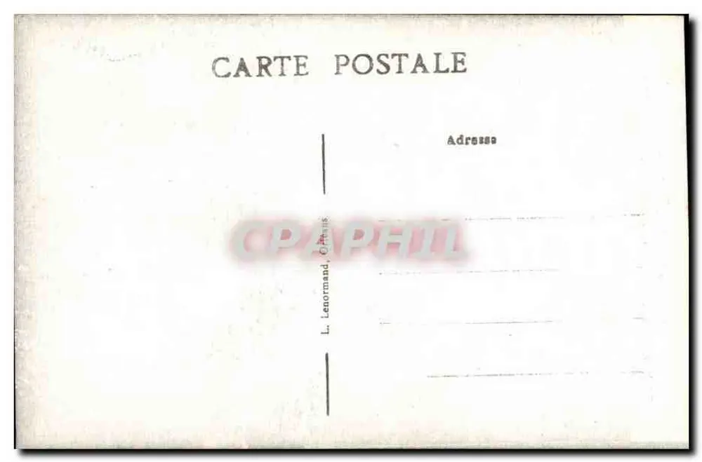 Orléans — 500. Jubiläum von Jeanne d'Arc 1929 — Historische Prozession - Rückseite