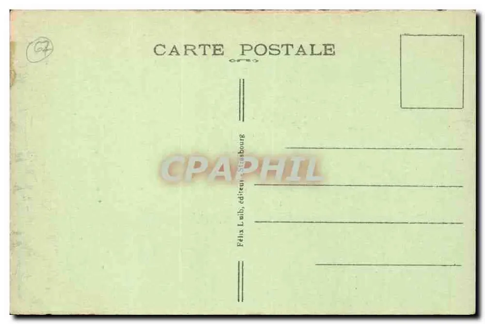 Estrasburgo — A Catedral — Félix Lüib, editor Estrasburgo - Verso