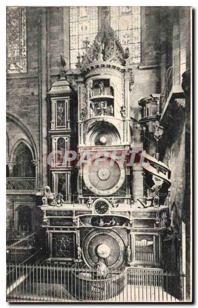 Straßburg — Astronomische Uhr im Münster — Felix Lübb, Straßburg - Vorderseite