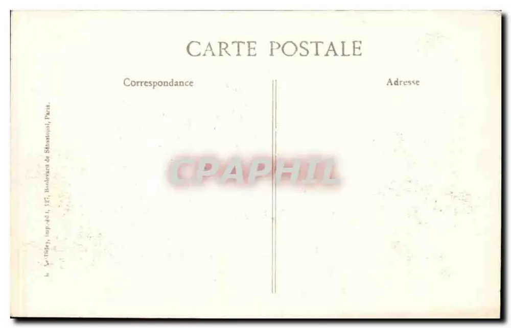 Explosion von Saint-Denis — 4. März 1916 — Visé, Paris - Rückseite