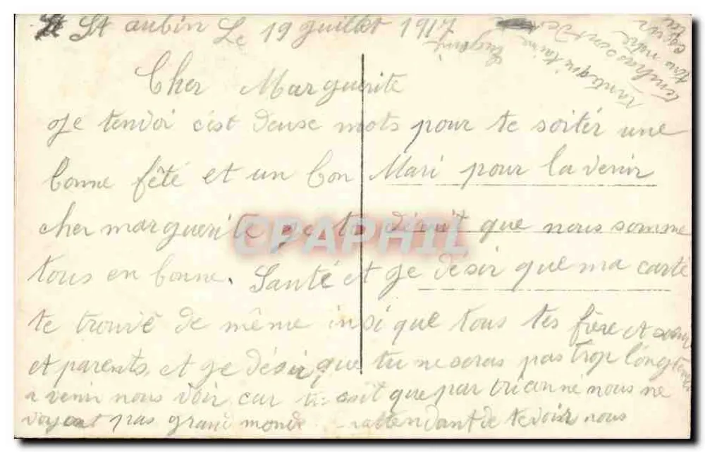 Doux Serments — Flirt-Szene mit Rose — Verlag DIX n°4501 - Rückseite