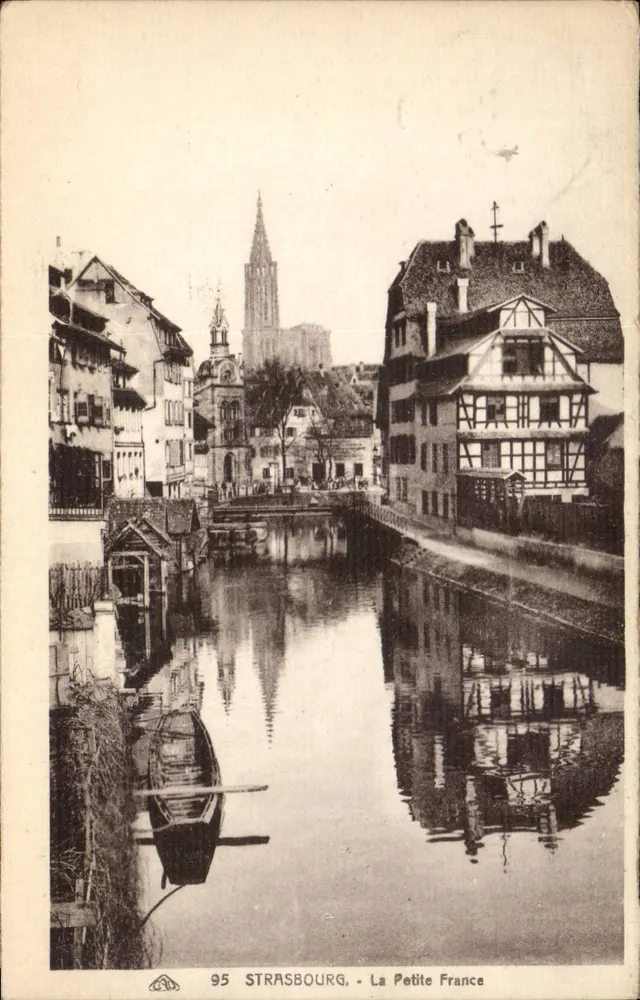 Straßburg - Ansicht von La Petite France — unbekannter Verlag, Nr. 95 - Vorderseite