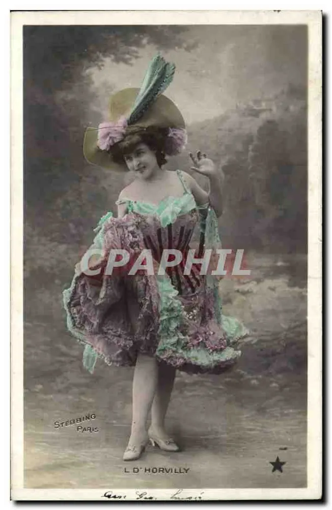 L D' HORVILLY — Portrait einer Tänzerin — Stebbing Paris - Vorderseite