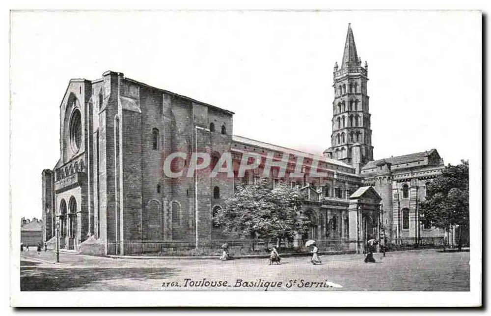 Toulouse. Basílica de São Sernin — n° 2762 - Frente