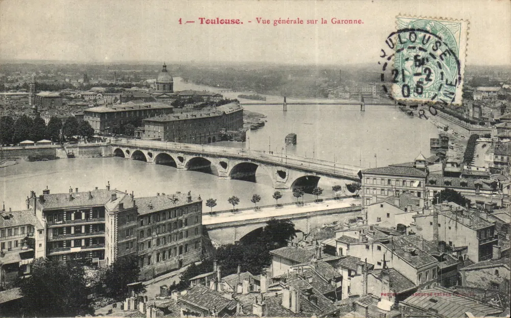 Toulouse — Allgemeine Ansicht über die Garonne — Photothèque Toulouse - Vorderseite