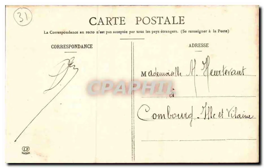 Toulouse - Cattedrale di San Etienne — editore Henri Jules, n°19 - Verso