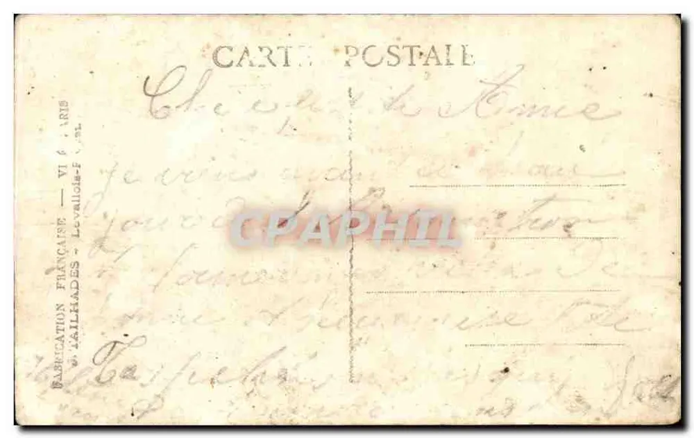 Bouquet aus Rosen und Blumen — Garten-Szene — Verlag M. Boulanger, n° 206 - Rückseite